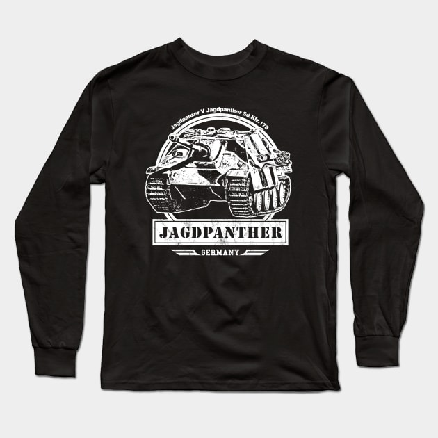 Jagdpanther WW2 German Tank Destroyer Long Sleeve T-Shirt by rycotokyo81